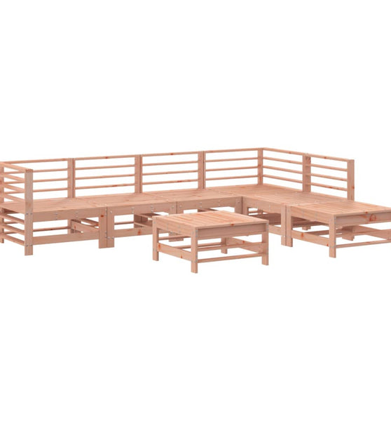 7-tlg. Garten-Lounge-Set Massivholz Douglasie