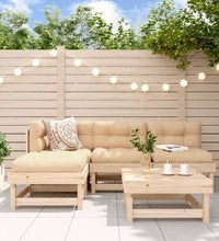 5-tlg. Garten-Lounge-Set Massivholz Kiefer