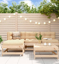 5-tlg. Garten-Lounge-Set Massivholz Kiefer