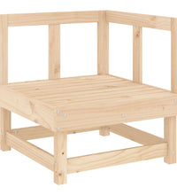 10-tlg. Garten-Lounge-Set Massivholz Kiefer