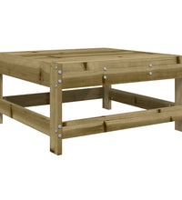 10-tlg. Garten-Lounge-Set Kiefernholz Imprägniert