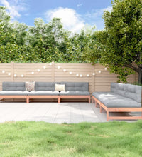 6-tlg. Garten-Lounge-Set Massivholz Douglasie