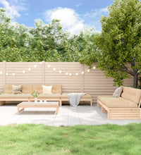 6-tlg. Garten-Lounge-Set Massivholz Kiefer