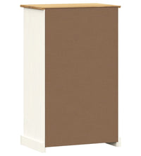 Schuhschrank VIGO 60x35x96 cm Weiß Massivholz Kiefer