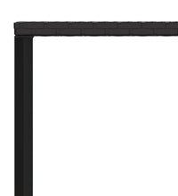 6-tlg. Garten-Essgruppe mit Kissen Schwarz Poly Rattan