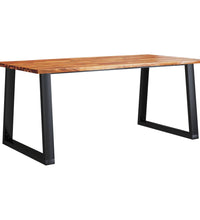 3-tlg. Essgruppe Baumkante Massivholz Akazie