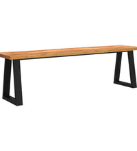 3-tlg. Essgruppe Baumkante Massivholz Akazie