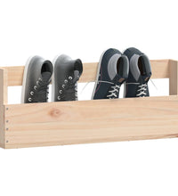 Wand-Schuhregale 2 Stk. 59x9x23 cm Massivholz Kiefer