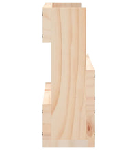 Wand-Schuhregale 2 Stk. 59x9x23 cm Massivholz Kiefer