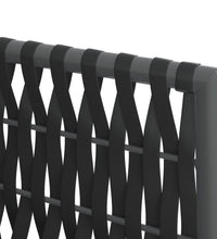 Gartenstühle mit Kissen 4 Stk. Schwarz 54x61x83 cm Poly Rattan