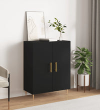 Sideboard Schwarz 69,5x34x90 cm Holzwerkstoff