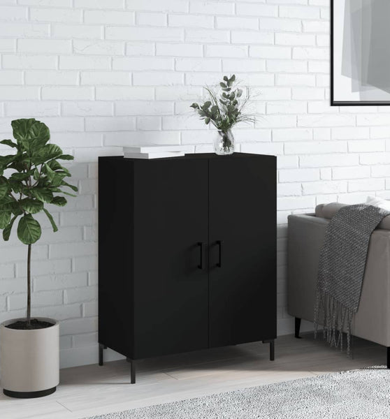 Sideboard Schwarz 69,5x34x90 cm Holzwerkstoff