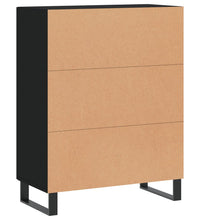 Sideboard Schwarz 69,5x34x90 cm Holzwerkstoff