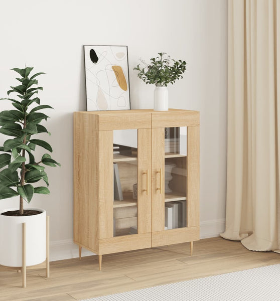 Sideboard Sonoma-Eiche 69,5x34x90 cm Holzwerkstoff