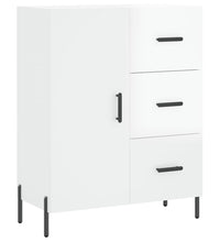 Sideboard Hochglanz-Weiß 69,5x34x90 cm Holzwerkstoff