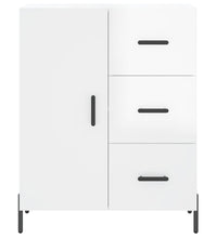 Sideboard Hochglanz-Weiß 69,5x34x90 cm Holzwerkstoff