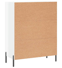 Sideboard Hochglanz-Weiß 69,5x34x90 cm Holzwerkstoff