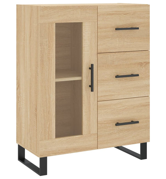 Sideboard Sonoma-Eiche 69,5x34x90 cm Holzwerkstoff