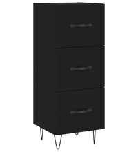 Sideboard Schwarz 34,5x34x90 cm Holzwerkstoff