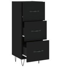 Sideboard Schwarz 34,5x34x90 cm Holzwerkstoff