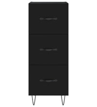 Sideboard Schwarz 34,5x34x90 cm Holzwerkstoff