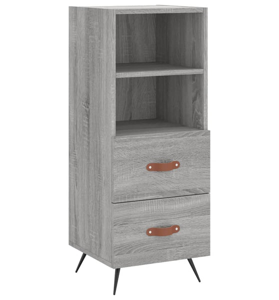 Sideboard Grau Sonoma 34,5x34x90 cm Holzwerkstoff