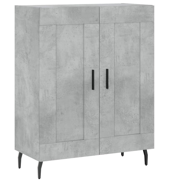 Sideboard Betongrau 69,5x34x90 cm Holzwerkstoff