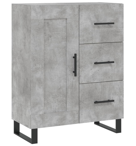 Sideboard Betongrau 69,5x34x90 cm Holzwerkstoff