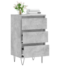 Sideboard Betongrau 40x35x70 cm Holzwerkstoff