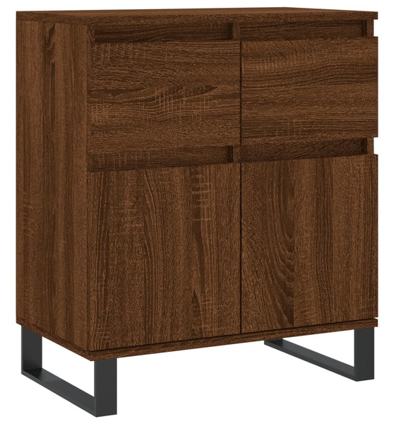 Sideboard Braun Eichen-Optik 60x35x70 cm Holzwerkstoff