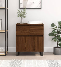 Sideboard Braun Eichen-Optik 60x35x70 cm Holzwerkstoff