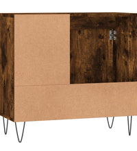 Badschrank Räuchereiche 65x33x60 cm Holzwerkstoff