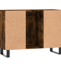 Badschrank Räuchereiche 80x33x60 cm Holzwerkstoff