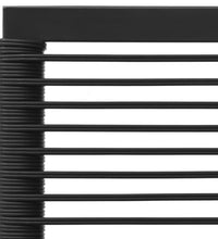 7-tlg. Garten-Lounge-Set Schwarz und Grau Poly Rattan