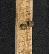 Sideboard mit 2 Türen 55x35x75 cm Massivholz Mango & Eisen