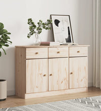 Sideboard ALTA 112x35x73 cm Massivholz Kiefer