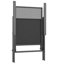 7-tlg. Garten-Essgruppe Anthrazit Stahl