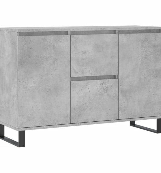 Sideboard Betongrau 104x35x70 cm Holzwerkstoff