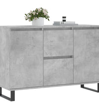 Sideboard Betongrau 104x35x70 cm Holzwerkstoff