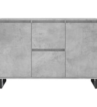 Sideboard Betongrau 104x35x70 cm Holzwerkstoff
