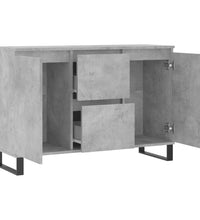 Sideboard Betongrau 104x35x70 cm Holzwerkstoff
