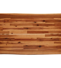 Esstisch Baumkante 110x70x75 cm Massivholz Akazie