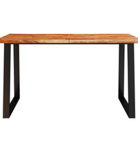 Esstisch Baumkante 140x80x75 cm Massivholz Akazie