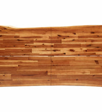 Esstisch Baumkante 140x80x75 cm Massivholz Akazie