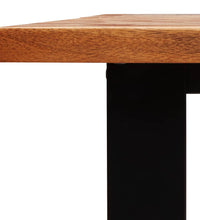 Esstisch Baumkante 140x80x75 cm Massivholz Akazie
