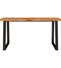 Esstisch Baumkante 160x80x75 cm Massivholz Akazie