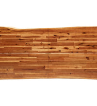 Esstisch Baumkante 160x80x75 cm Massivholz Akazie
