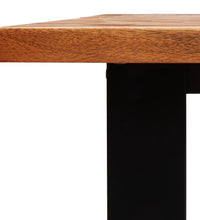 Esstisch Baumkante 160x80x75 cm Massivholz Akazie