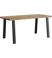 Esstisch 150x90x75 cm Massivholz Akazie