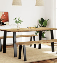 Esstisch 150x90x75 cm Massivholz Akazie